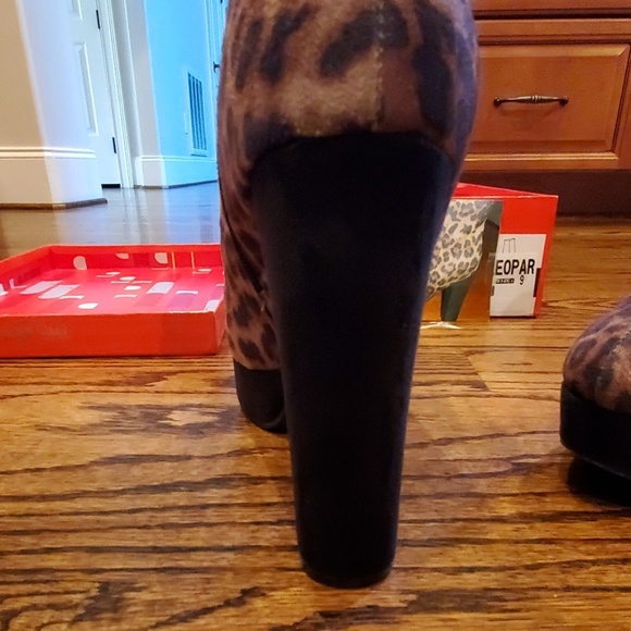 Platform boots leopard suede - Picture 5 of 8